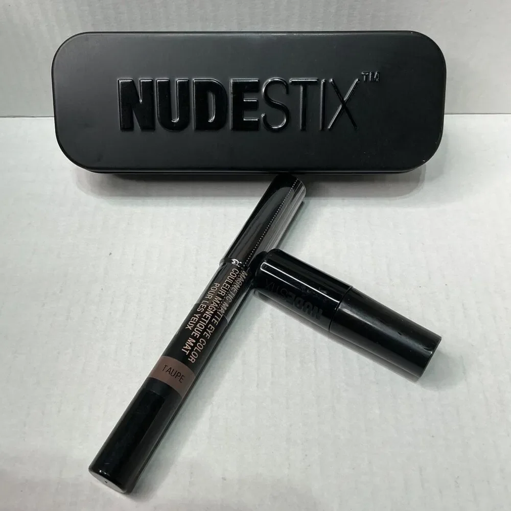 Nudestix Magnetic Matte Eye Color In Taupe Tin Case 2.8g / 0.10 Oz Long-Lasting